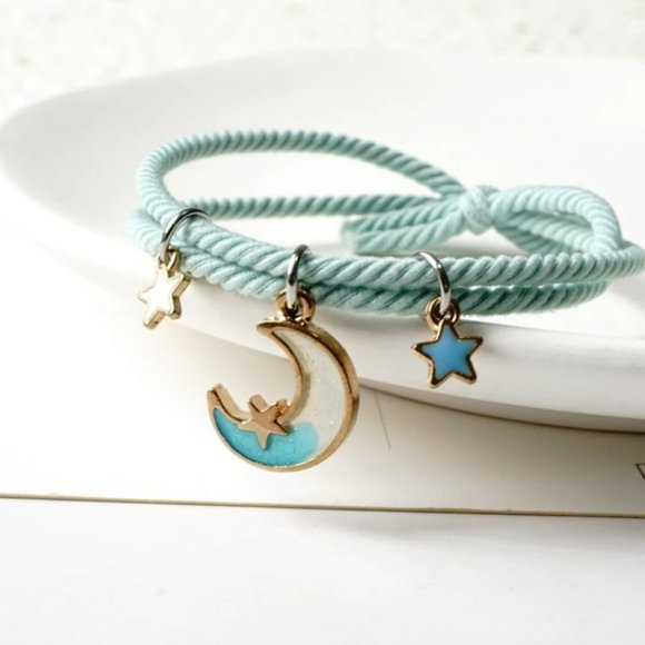 Moon Charms Hair Tie - Picture 2 of 3